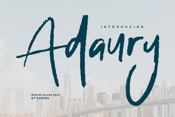 Adaury Font for Branding Projects