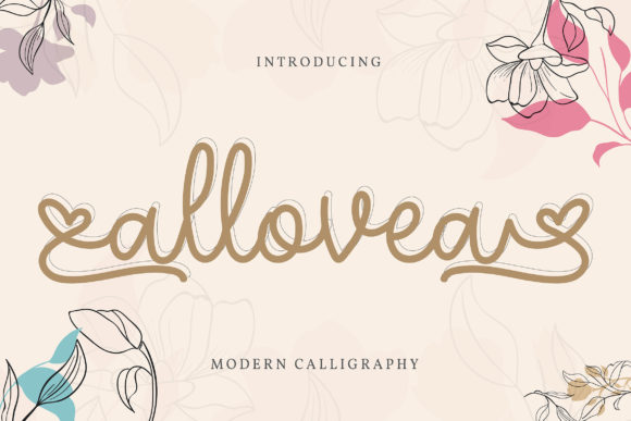 Allovea: A Graceful Script Font for Editorial Design