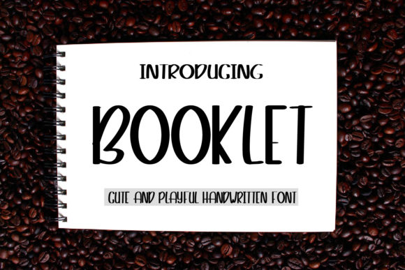 Booklet Font for Professional Branding and Creative Projects