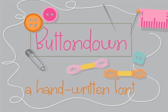 Buttondown: A Handwritten Font for Modern Web Design
