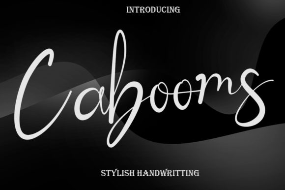 Cabooms: A Modern Handwritten Font for Branding