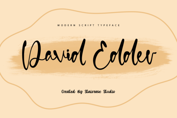 David Edder: A Trendy Handwritten Font for Polished Branding