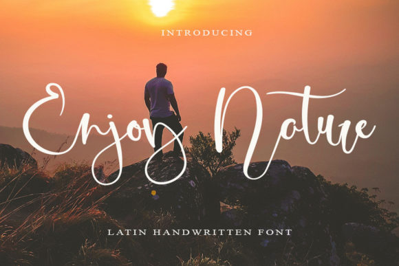 Enjoy Nature Font for Modern Marketing and Design