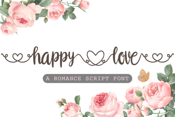 Happy Love: A Handwritten Font for Modern Editorial Design