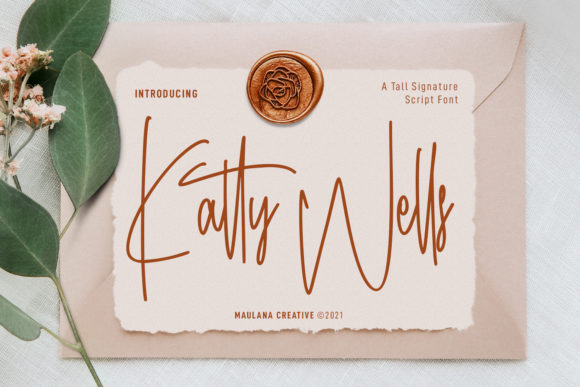 Katty Wells Signature Font for Eye-Catching Designs