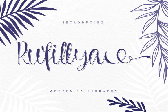 Rufillya: A Romantic Font for Branding That Feels Personal