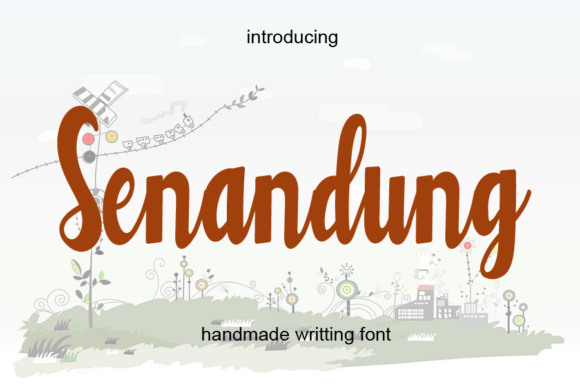 Senandung: A Handwritten Font for Modern Marketing