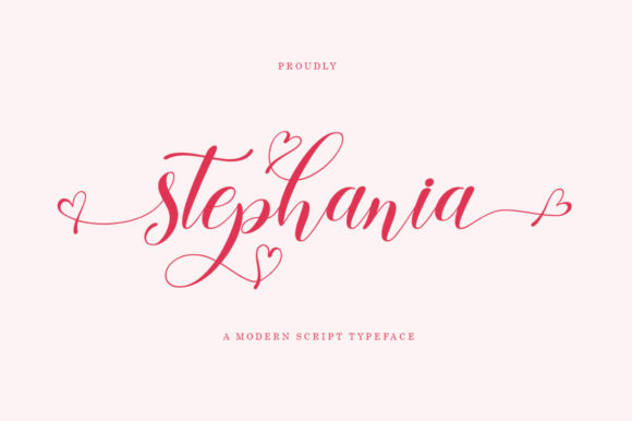 Stephania Font for Handmade Creations