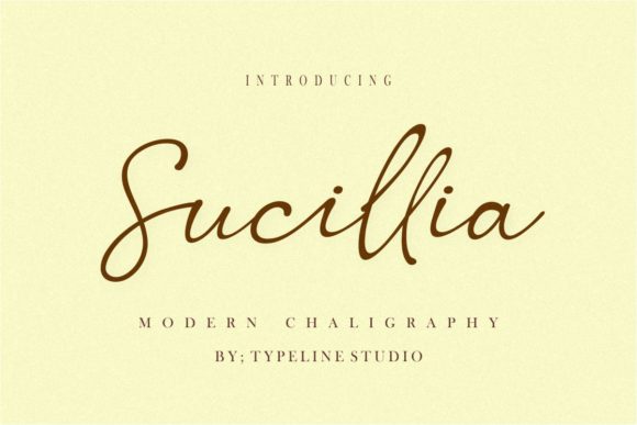 Sucillia Script Font for Digital Marketing and Branding