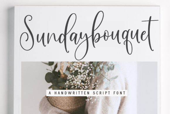 Sunday Bouquet: A Handwritten Font for Editorial Elegance
