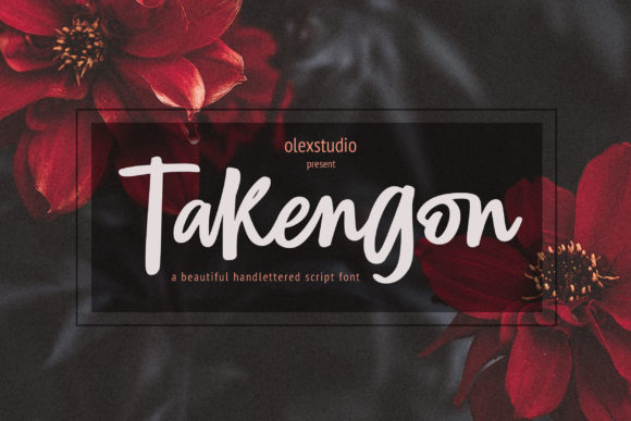 Takegon: A Handwritten Font That Adds Urban Flair to Branding
