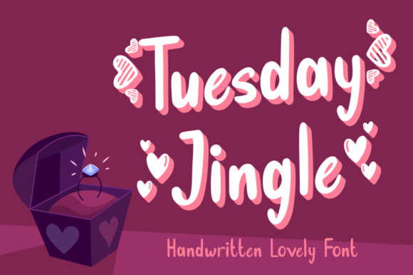 Tuesday Jingle: A Handwritten Font with Heart for Web Design