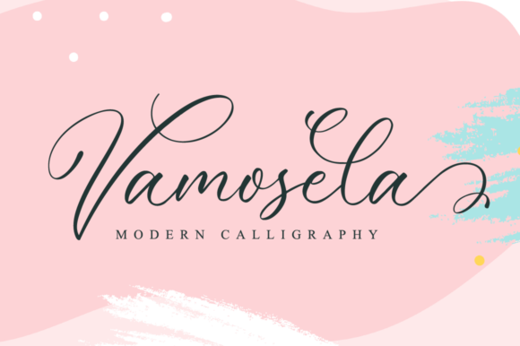Vamosela: A Delicate Script Font for Elegant Web Design