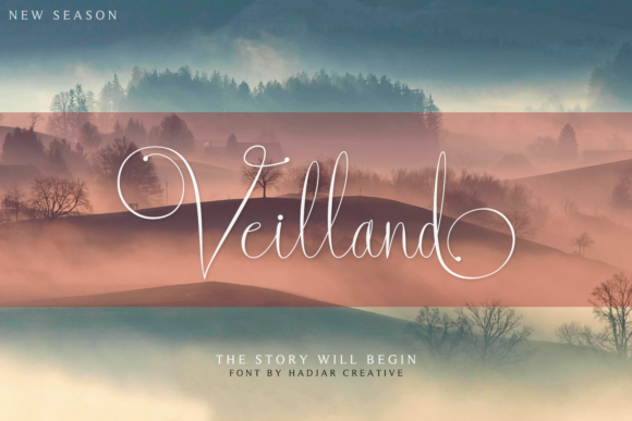 Veilland: A Handwritten Font That Elevates Branding