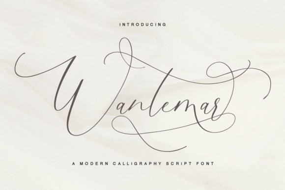 Wantemar: A Handwritten Font That Elevates Branding
